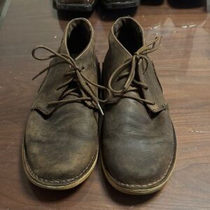 Oliberte Adibo Chukka Boots - Brown Leather Shoes